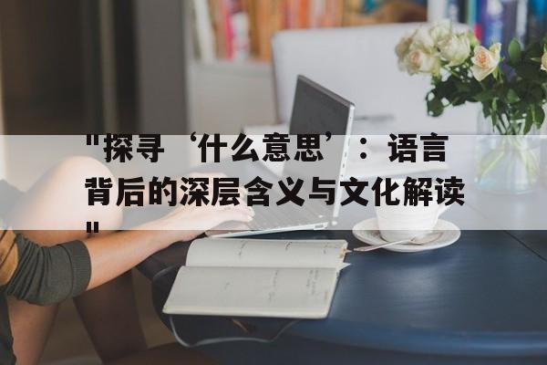 "探寻‘什么意思’：语言背后的深层含义与文化解读"